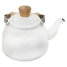 FUJIHORO 琺瑯煮水壺 1.6L 白色, 1個