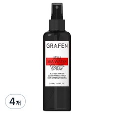 그라펜 제주 해수 볼륨 헤어스프레이, 210ml, 4개
