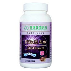 長庚生物科技 PS&刺五加 活緒複方膠囊, 120顆, 1罐