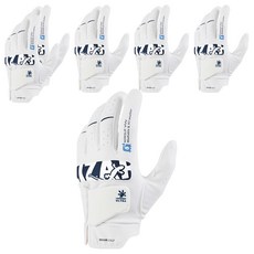 DDAM GOLF 男款 蜥蜴握把 超級高爾夫手套 左手用, 6個, 白色