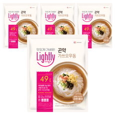 라이틀리 곤약 가쓰오우동 2인분, 434g, 4개