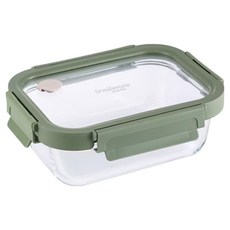 Corelle Brands 康寧餐具 Snapware Eco Green 全可拆玻璃保鮮盒, 660ml, 1個