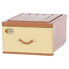 KEYWAY 聯府 抽屜整理箱 26L, 黃色, 1個