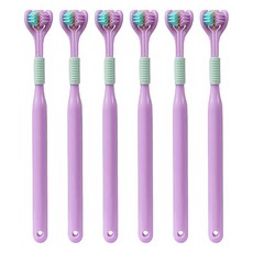 오픈스페이스 프리미엄 3면 칫솔 라벤다, 1개입, 6개