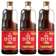 샘표 진간장 골드, 1.7L, 3개