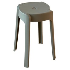 일상도구 원형 간이 스툴, 그레이, 1개