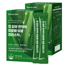 Nutri D-DAY 蘆薈果凍條 15條入, 300g, 2個