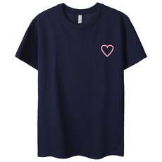 벤힛 남녀공용 통기성 A HEART 반팔티셔츠