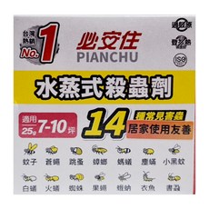 必安住 水蒸式殺蟲劑, 1入, 1個