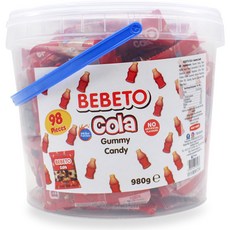 BEBETO 可樂風味造型軟糖, 980g, 1桶