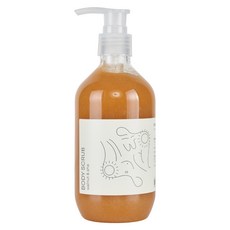 moonhalo 核桃果酸身體磨砂膏, 300ml, 1瓶