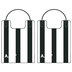 A Plastic Project 小忘記袋 黑線條, 2個
