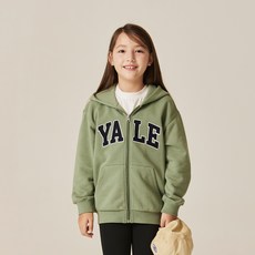YALE KIDS 兒童貼花連帽拉鍊外套 RKYHZW002
