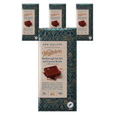 휘태커스 말보로 씨솔트 앤 카라멜 밀크초콜릿, 100g, 4개