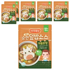 아이배냇 베베 순한 덮밥 소스, 50g, 6개, 차돌된장