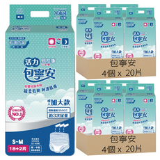 包寧安 棉柔護膚活力易拉褲 S~M, 8個, 20片
