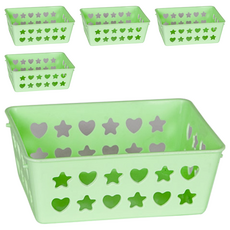 Deco's in Deco Heart Basket Small, 綠色, 5個