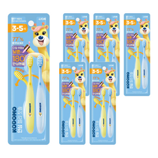 KODOMO 獅王 兒童安心果凍牙刷 3-5歲, 隨機出貨, 2入, 6個