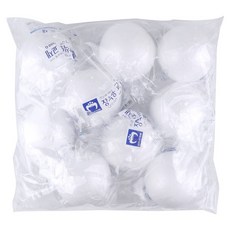 Uniart 保麗龍白球 100mm, 單一顏色, 10個
