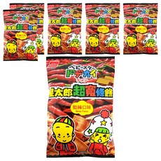 優雅食 星太郎 超寬條餅, 勁辣口味, 64g, 6包