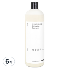 洗碗機用液體洗滌劑, 1L, 6個