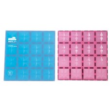 MNTL 磁力建構片套裝, 藍色 + 粉紅, 1組