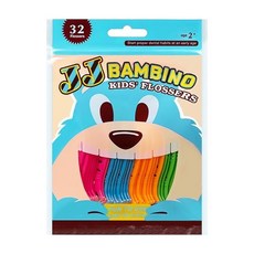JJ BAMBINO 兒童專用安全牙線棒, 1包