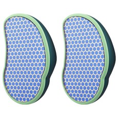 小麥購物 玻璃奈米磨腳器 升級款 Y536 10.8 x 6.5cm, 148g, 2個, 1組