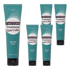 에뛰드 투톤 트리트먼트 헤어 컬러, 13호 머메이드그린, 5개