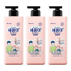 세균아꼼짝마 핸드워시 파우더향, 480ml, 3개