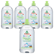 Frosch 德國小綠蛙 嬰兒奶瓶清潔劑, 5個, 500ml