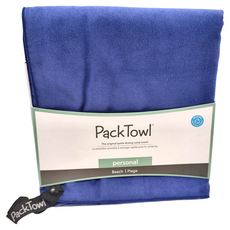 PackTowl Personal 吸水快乾海灘巾 91x150公分, 深夜藍, 1件