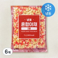 혼합야채 2종 (냉동), 6개, 1kg