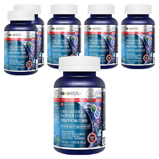 naturalplus 珊瑚鈣&鎂PLUS營養錠, 120顆, 6罐