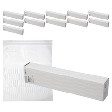 니토리 더블 지퍼백 화이트바 LL 12매, 12세트