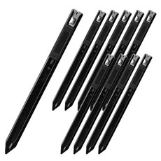 피스코리아 평화 슬림 커터칼, 블랙, 10개