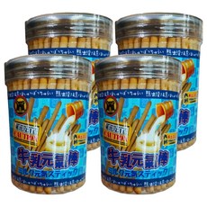 熊出沒注意! 牛奶元氣棒, 下午茶和嘴饞的首選! 大人小孩都愛吃, 220g, 4罐