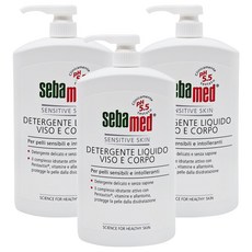 sebamed 施巴 pH5.5 潔膚露, 1000ml, 3瓶