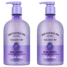 벨먼 스파 수분광채 약산성 스크럽 바디워시 자스민향, 580ml, 2개