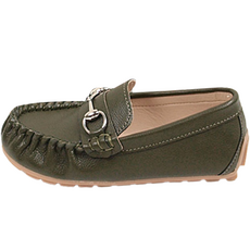 BEBEMARU 兒童縫線裝飾樂福鞋 9836