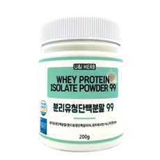 分離乳清蛋白粉99, 200g, 1個
