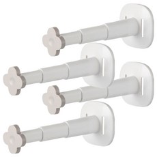 FaSoLa 多用途伸縮收納架 17 x 7.5 x 7.5cm, 4個, 白色