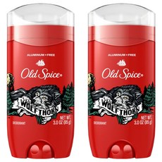 Old Spice 歐仕派 男用Wild Collection Wolfthorn體香膏, 85g, 2個