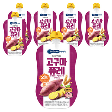 베베쿡 처음먹는 퓨레, 고구마, 80g, 6개