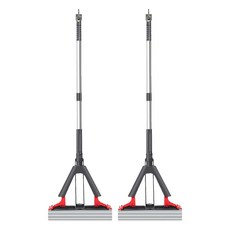 小麥購物 免手洗拖把, 2支