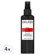 GRAFEN 濟州海水定型噴霧, 210ml, 4瓶