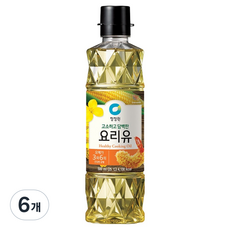 청정원 요리유, 500ml, 6개