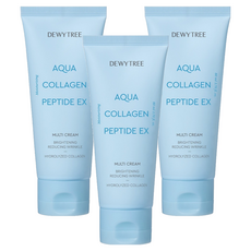 DEWYTREE 水漾膠原蛋白胜肽EX多效保濕乳, 3條, 80ml