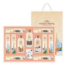 LG생활건강 월드트레블에디션 헤어바디케어 선물세트 + 쇼핑백, 1세트