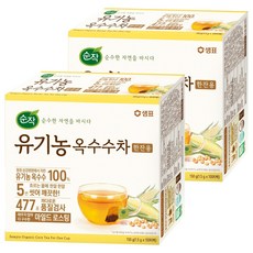 순작 유기농 옥수수차 한잔용, 1.5g, 100개입, 2개